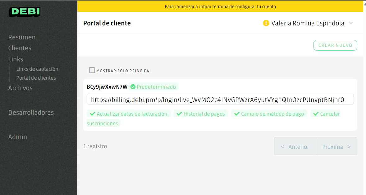 Acceso a Portal de Clientes