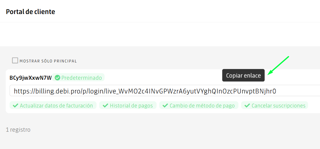 Acceso a Portal de Clientes